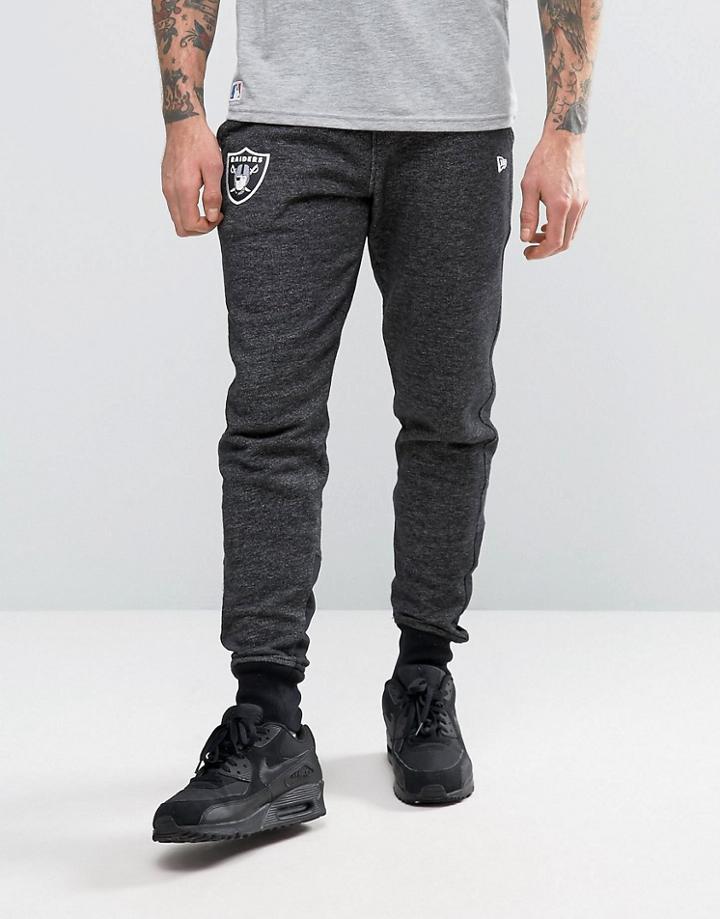 New Era Raiders Joggers With Small Logo - Black