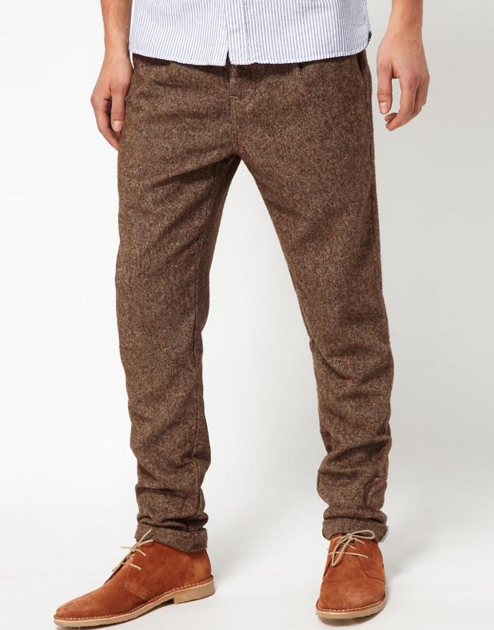 Minimum Slim Fit Tweed Pant