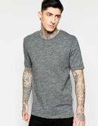 Minimum T-shirt In Slub Cotton In Gray - 980 Dark Grel Mel