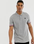 Jack & Jones Originals Polo With Taping In Gray
