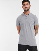 Boss Passenger Slim Fit Polo In Gray-grey