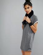 Under Armour French Terry T-shirt Dress - Gray