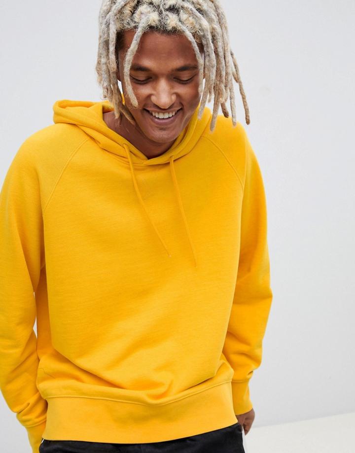 Weekday Tom Hoodie Yellow - Yellow
