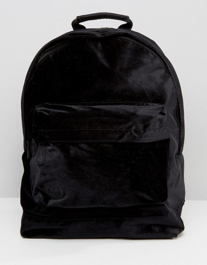 Mi-pac Velvet Backpack Black - Black