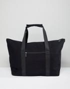 Mi-pac Carryall Canvas Weekend Bag In Black - Black