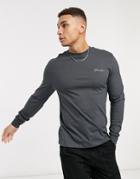 River Island Prolific Long Sleeve T-shirt-grey