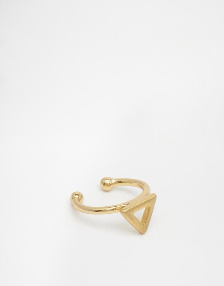 Pilgrim Triangle Ear Cuff - Gold