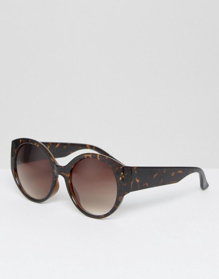 New Look Tortoise Cat Eye Sunglasses - Brown