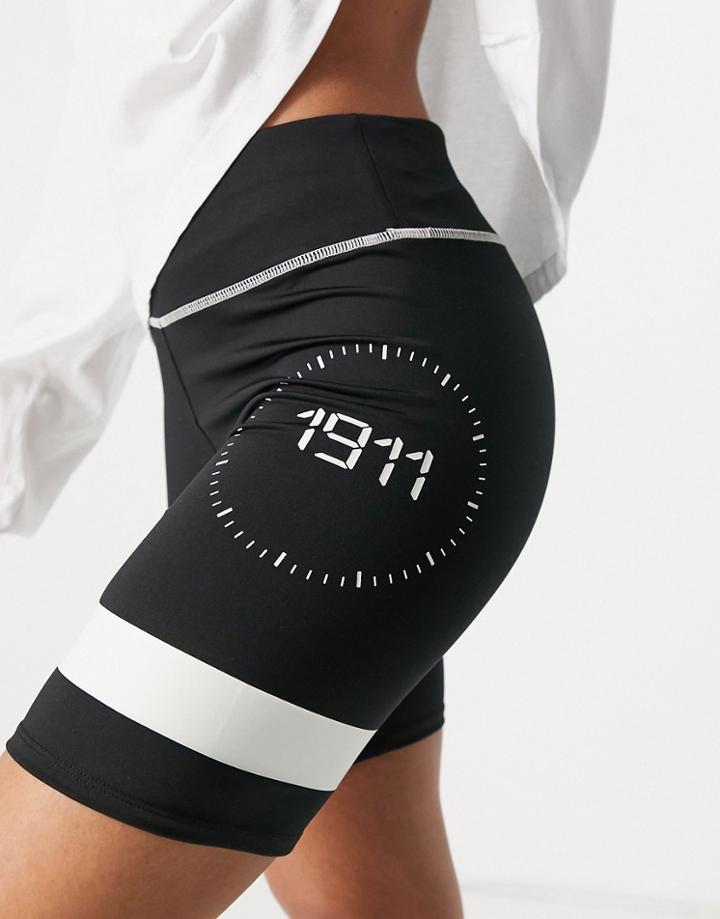Fila Digit Legging Shorts In Black