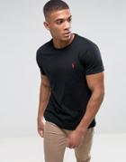 Polo Ralph Lauren Regular Fit Crew Neck T-shirt In Black