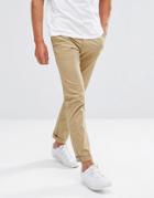 Original Penguin Slim Fit Chinos In Beige