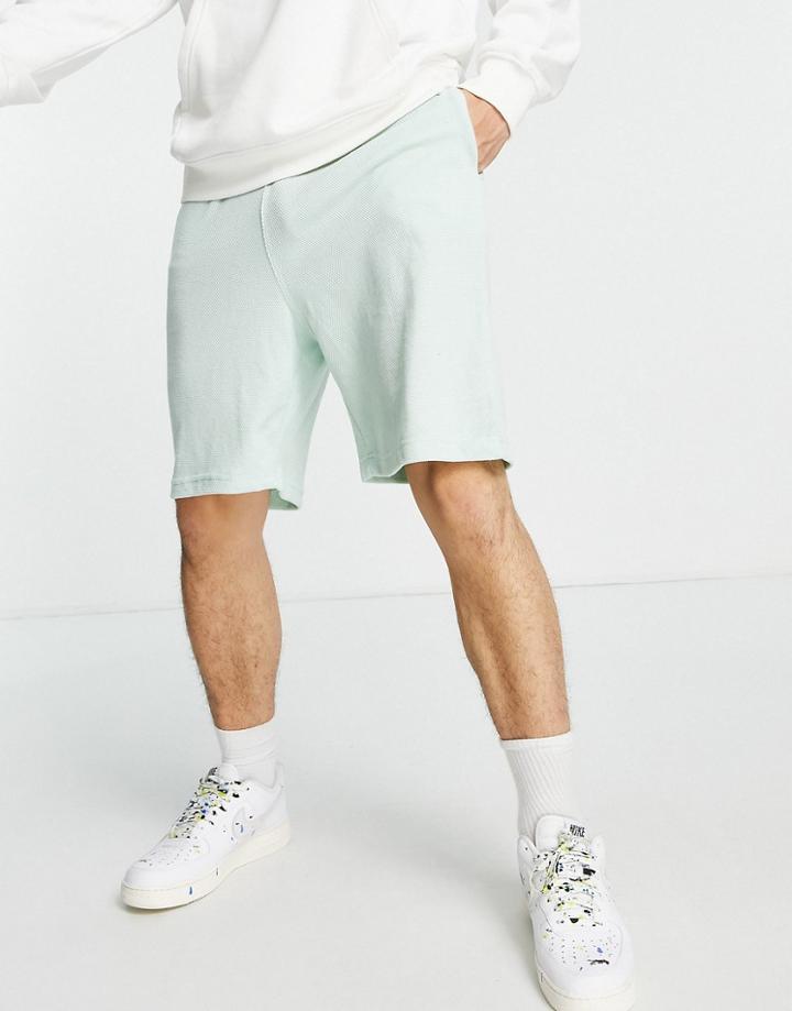 Criminal Damage Shorts In Mint - Part Of A Set-green