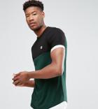Le Breve Tall Two Tone T-shirt - Black