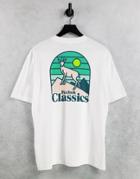 Reebok Camping Backprint T-shirt In White