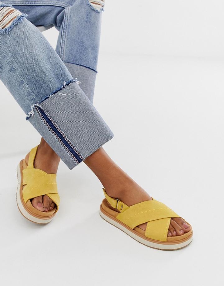 Toms Marisa Flatform Sandal - Yellow