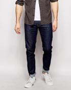 Edwin Jeans Ed85 Skinny Fit Unwashed - Blue