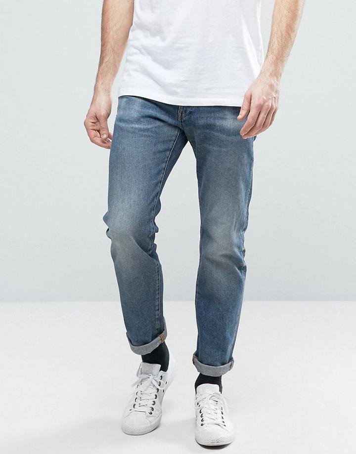 G-star Revend Straight Jean Medium Aged Light Wash - Blue
