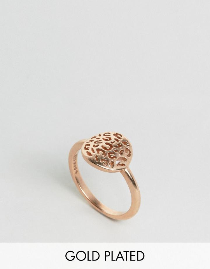 Pieces & Julie Sandlau Rose Gold Plated Jiu Ring - Gold