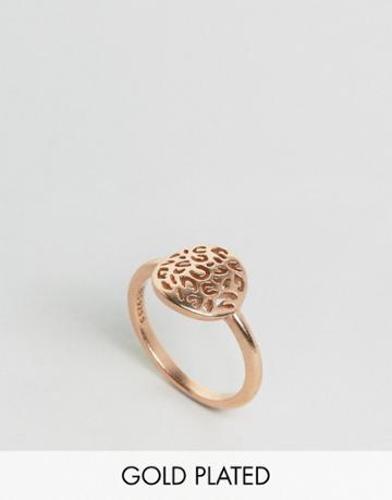 Pieces & Julie Sandlau Rose Gold Plated Jiu Ring - Gold