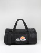 Ellesse Barrel Bag With Logo - Black