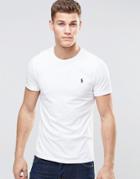 Polo Ralph Lauren Slim Fit T-shirt With Crew Neck In White