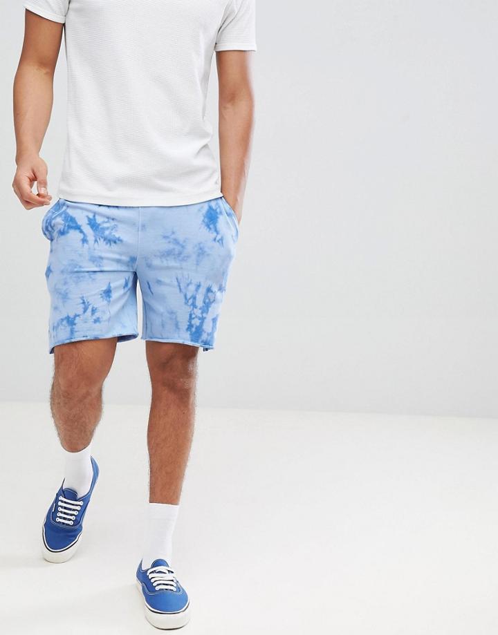 Brooklyn Supply Co Jersey Shorts Tie Dye - Purple