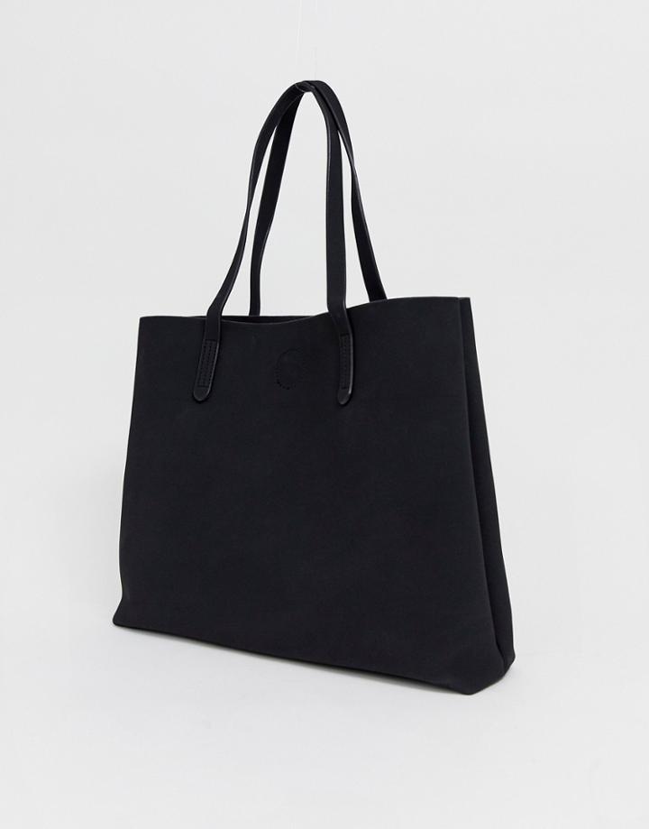 Claudia Canova Suedette Tote Bag - Black