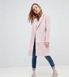 New Look Petite Tailored Coat - Pink