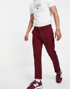 Tommy Hilfiger Custom Fit Chino Pants-red