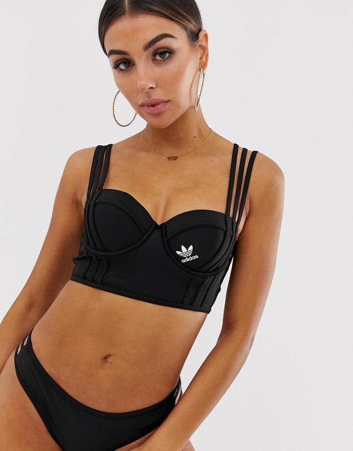 Adidas Originals X Ji Won Choi Bikini In Black - Black