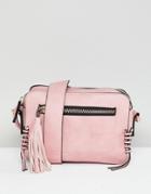 Yoki Fashion Boxy Cross Body Bag In Rose - Pink