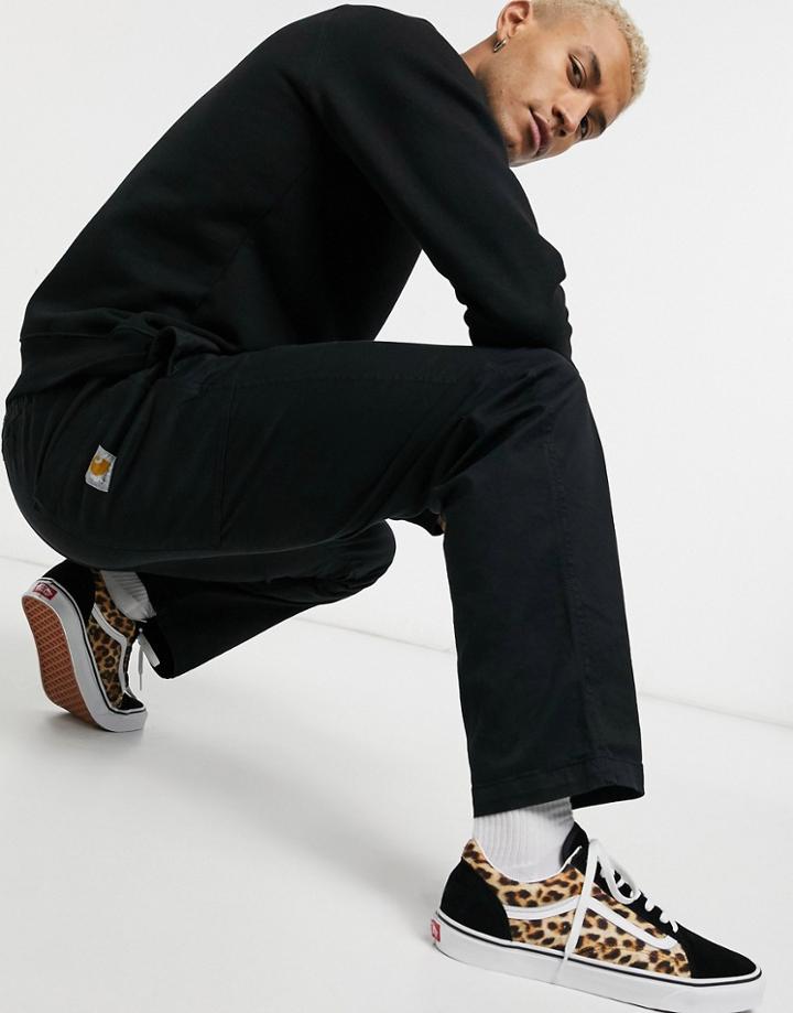 Carhartt Wip Lawton Pants In Black