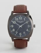Brave Soul Brown Watch With Black Full Figured Dial - Brown