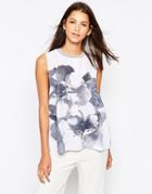 The Fifth Moonlight Tank In Gray Floral