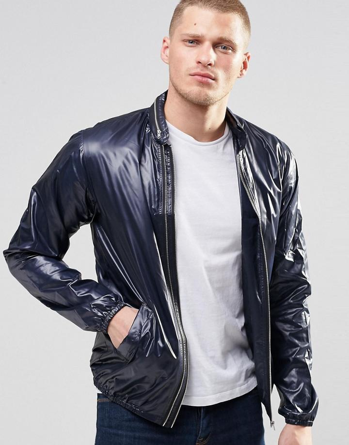 Ymc High Shine Bomber Jacket - Black