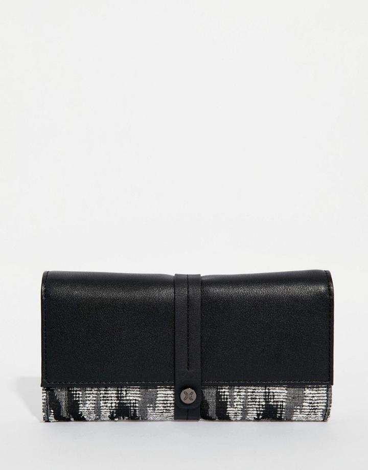 Fiorelli Printed Tri Fold Purse - Black