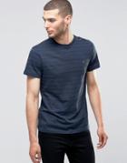 Farah T-shirt With Spot In Slim Fit Navy - Navy