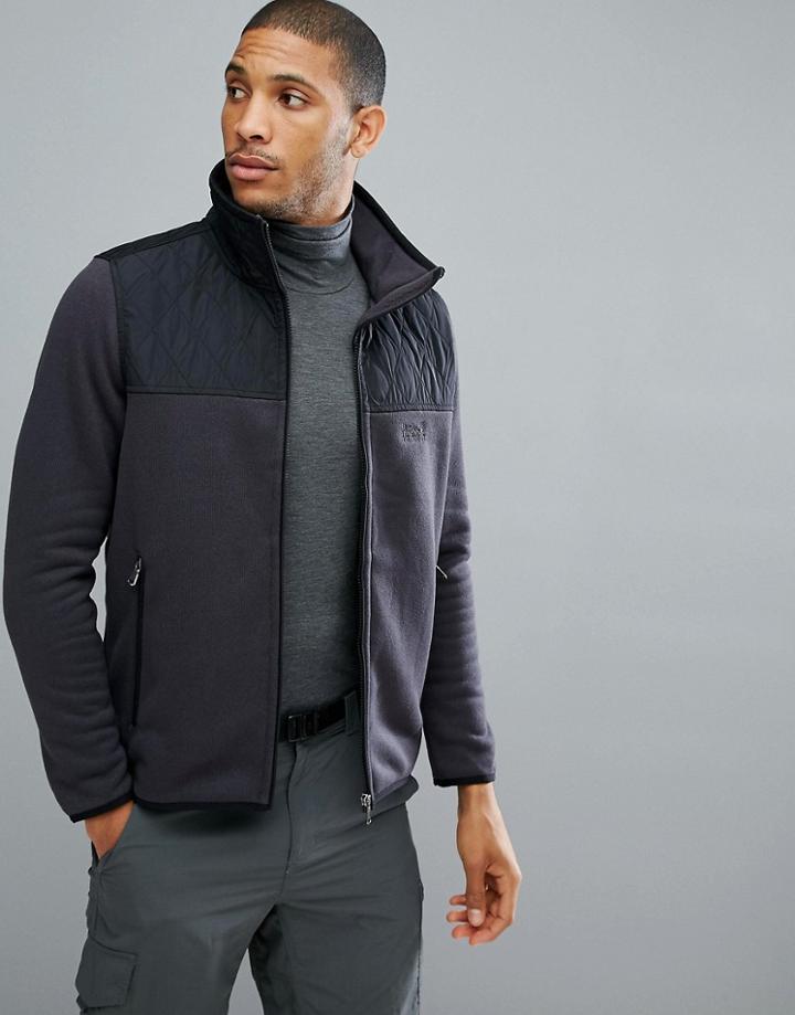 Jack Wolfskin Mackenzie Softshell Jacket In Black - Black