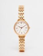 Fossil Rose Gold Tailor Chrono Watch - Rose Gold
