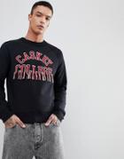 Weekday Jaxon Cascet Sweatshirt - Black
