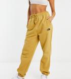 The North Face Essential Sweatpants In Tan Exclusive At Asos-brown