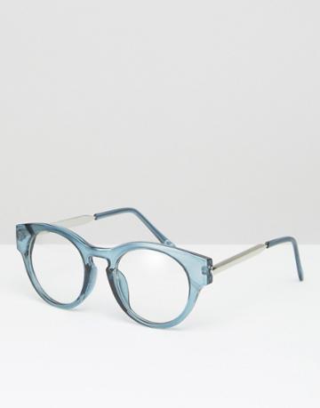 Jeepers Peepers Round Glasses - Blue