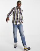Levi's Classic 1 Pocket Multi Check Standard Fit Shirt In Navy