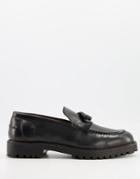 River Island Chunky Loafers In Black