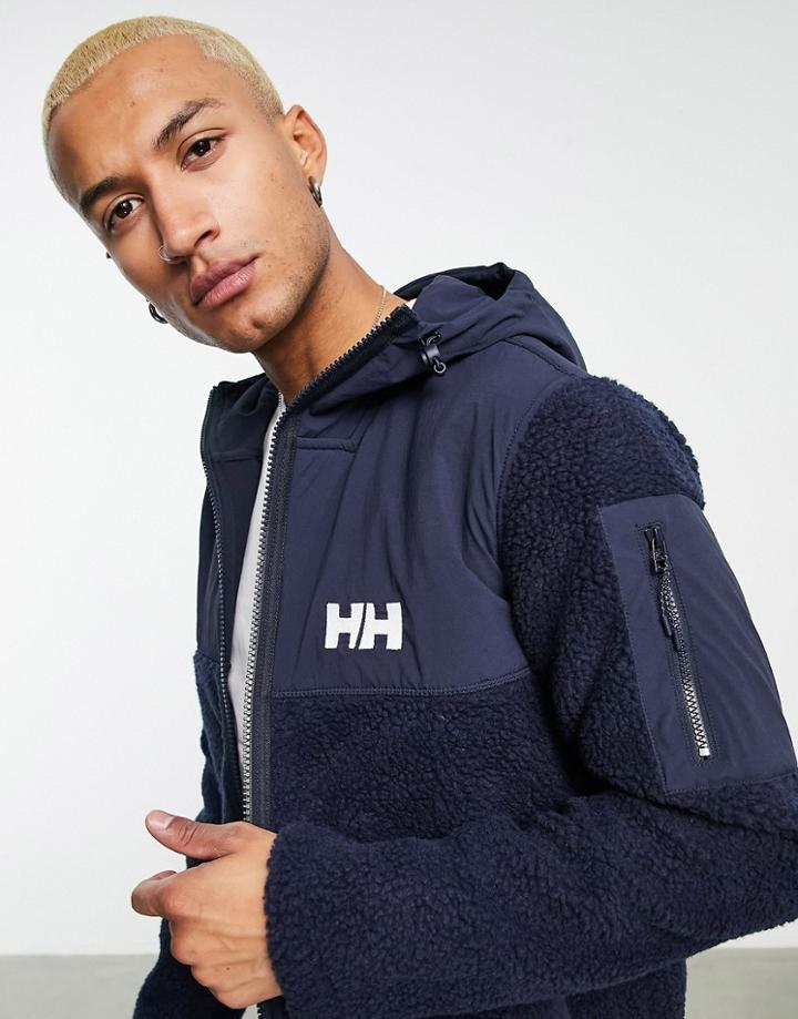 Helly Hansen Patrol Pile Full Zip Fleece In Navy