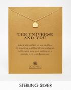 Dogeared Gold Plated The Universe & You Happy Buddha Necklace - Gold