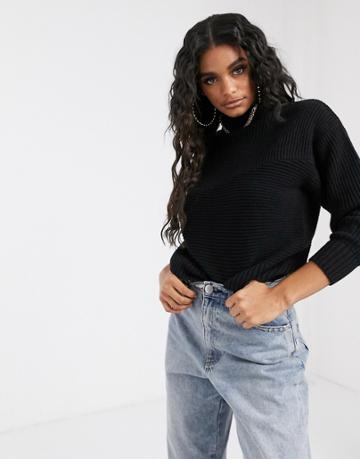 Ivyrevel Half Neck Knitted Sweater In Black