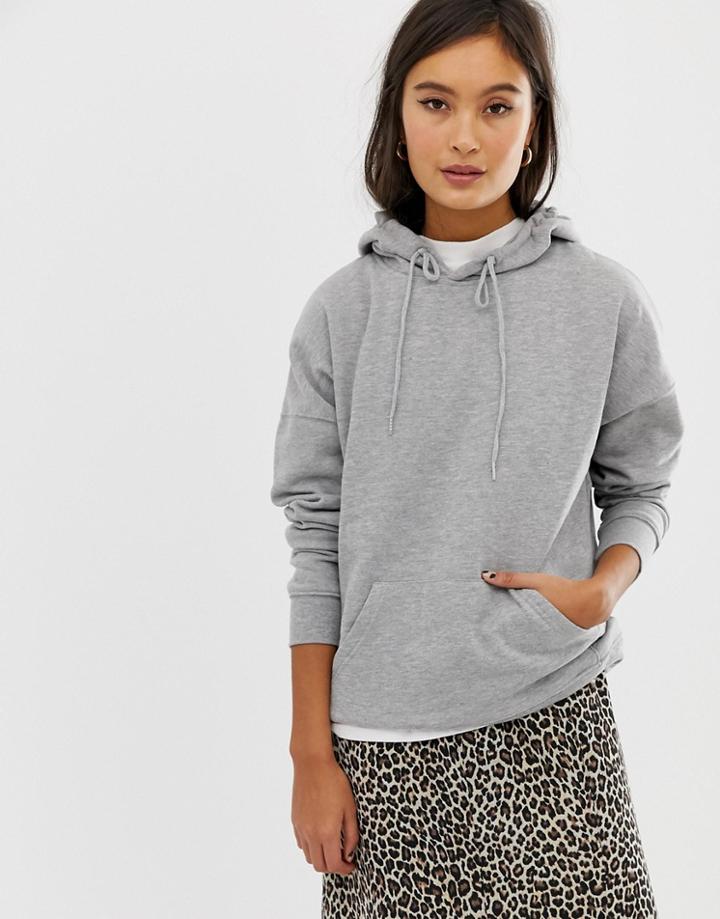 New Look Oversized Hoody In Gray - Gray