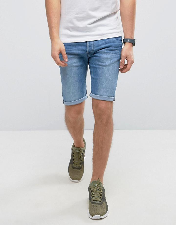 G-star 3301 Deconstructed Shorts - Blue