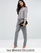 Y.a.s Tall Monday Ankle Pant - Gray